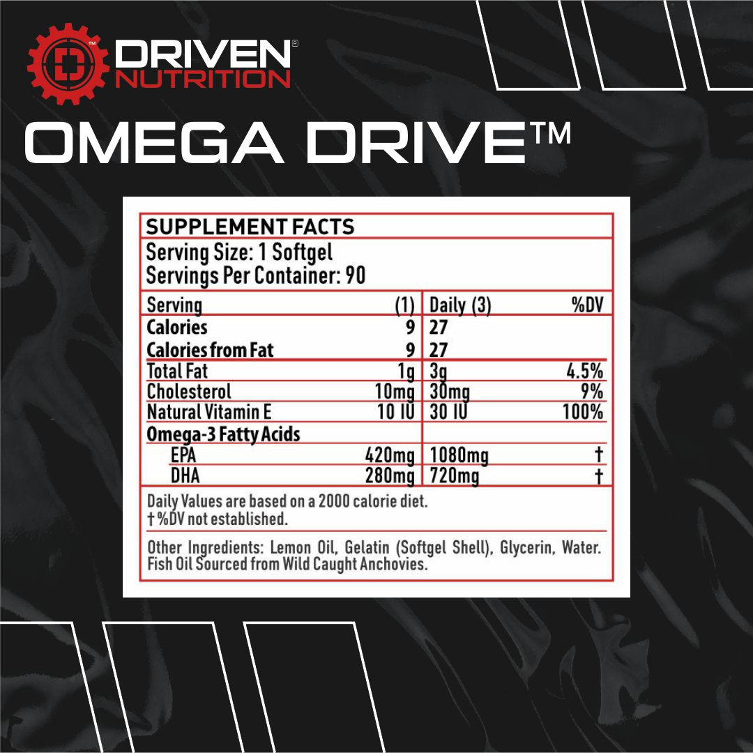 Omega Drive Ultra Strength Fish Oil