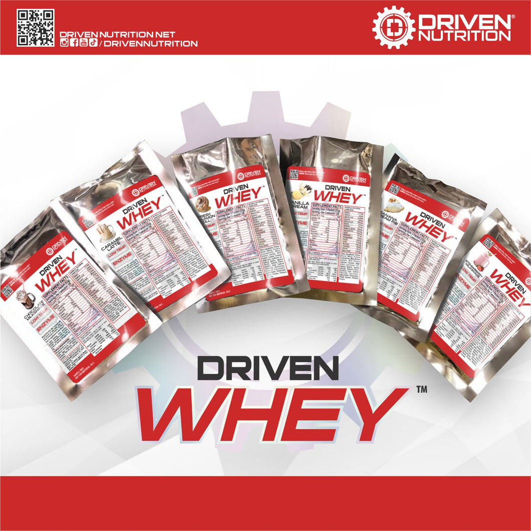 Driven Nutrition's Protein Samples